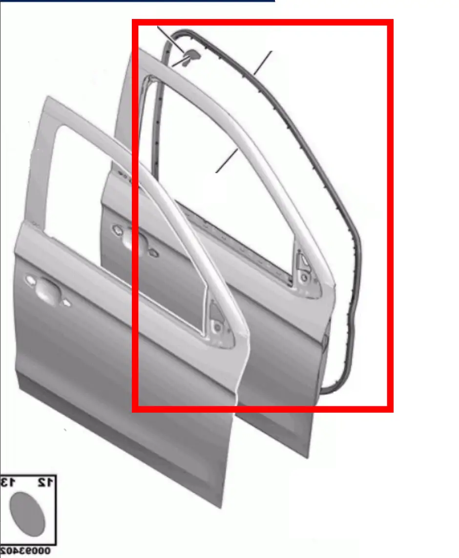 نوار درب جلو راست تاراا