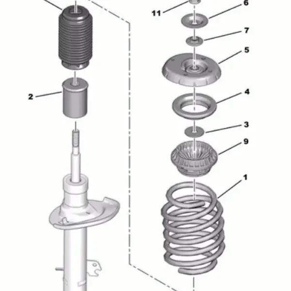 درپوش سر کمک فنر تارا ایساکو